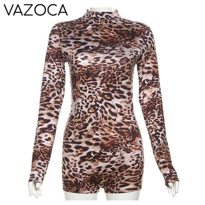 Wild Side Leopard Romper Leopard