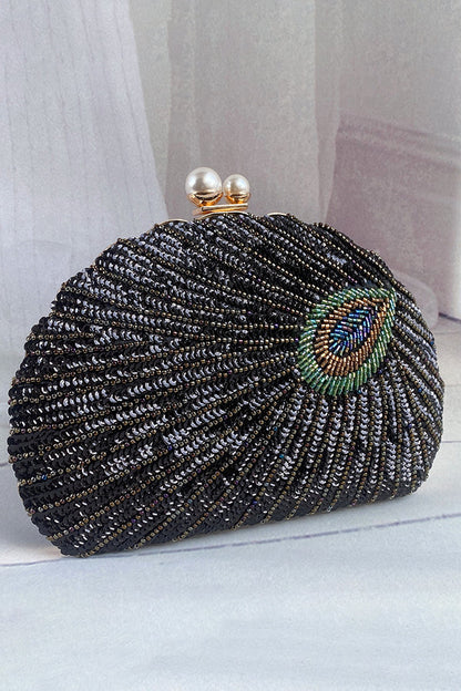 Gorgeous Sequin Glitter Rhinestones Evening Bag