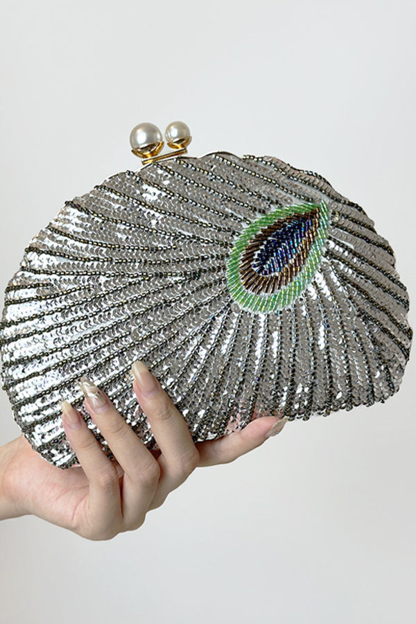 Gorgeous Sequin Glitter Rhinestones Evening Bag