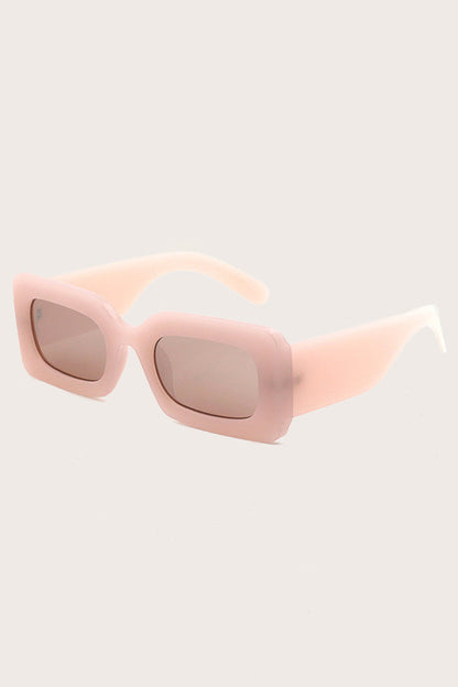 Jelly Color Square Frame Fashion Sunglasses