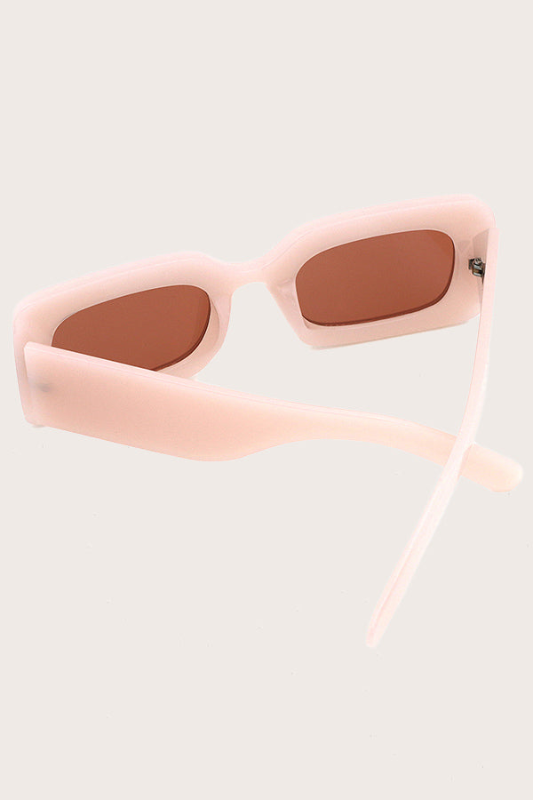 Jelly Color Square Frame Fashion Sunglasses