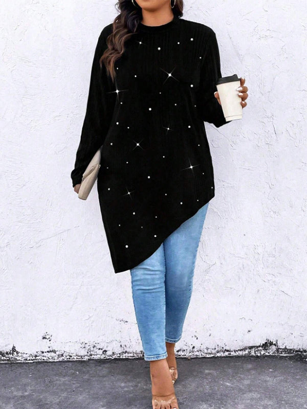 Studded Tunic Top