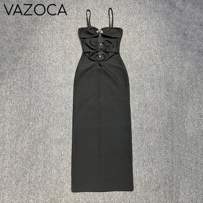 Your Night Bandage Maxi Dress Black