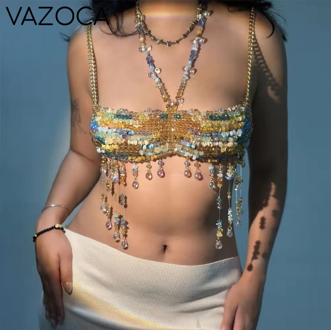 Zara Pearl Bralette Top