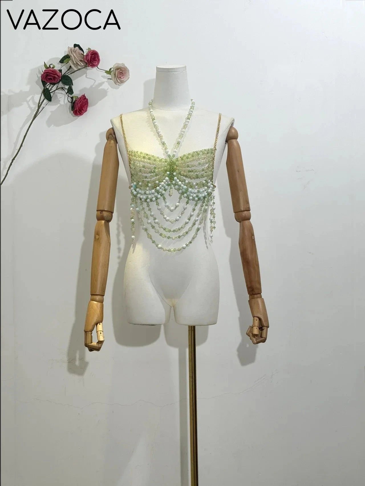 Zara Pearl Bralette Top