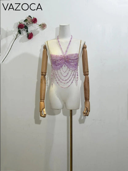 Zara Pearl Bralette Top