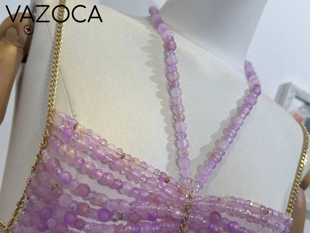 Zara Pearl Bralette Top