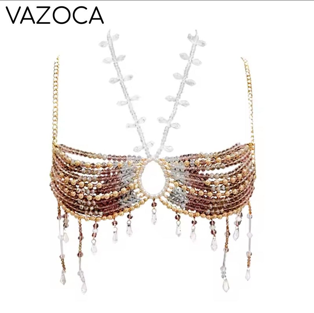 Zara Pearl Bralette Top