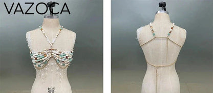 Zara Pearl Bralette Top