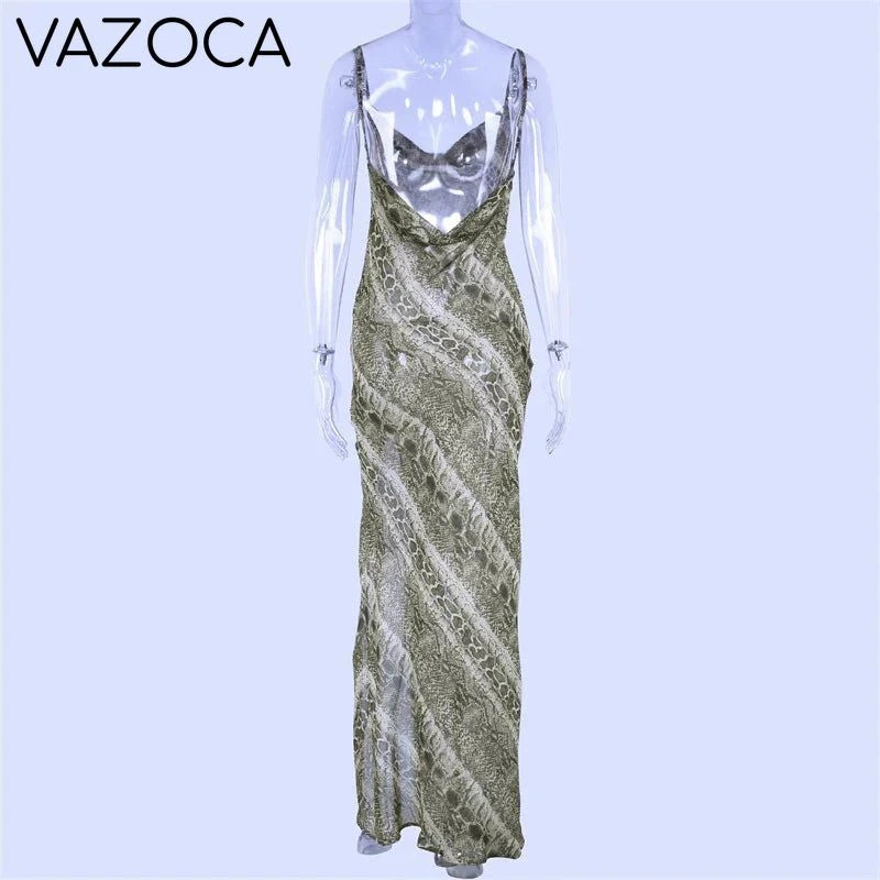 Zona Chiffon Maxi Sheer Dress