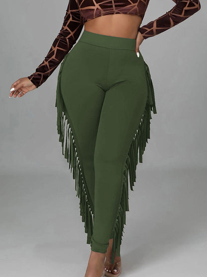Side Tassel Pants