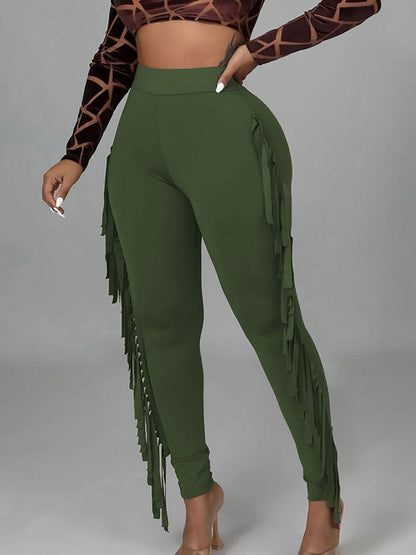 Side Tassel Pants