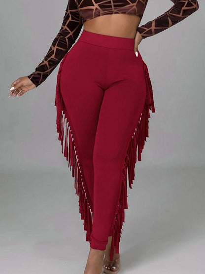 Side Tassel Pants