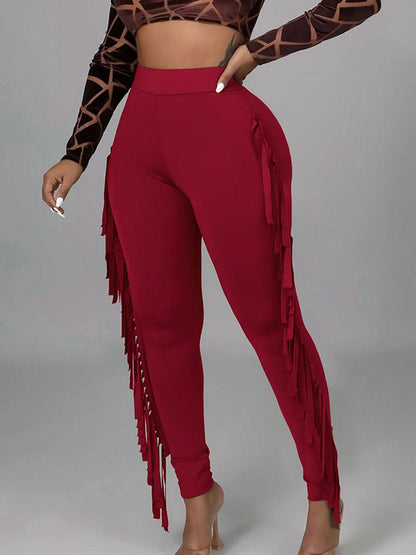 Side Tassel Pants