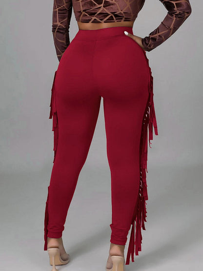 Side Tassel Pants