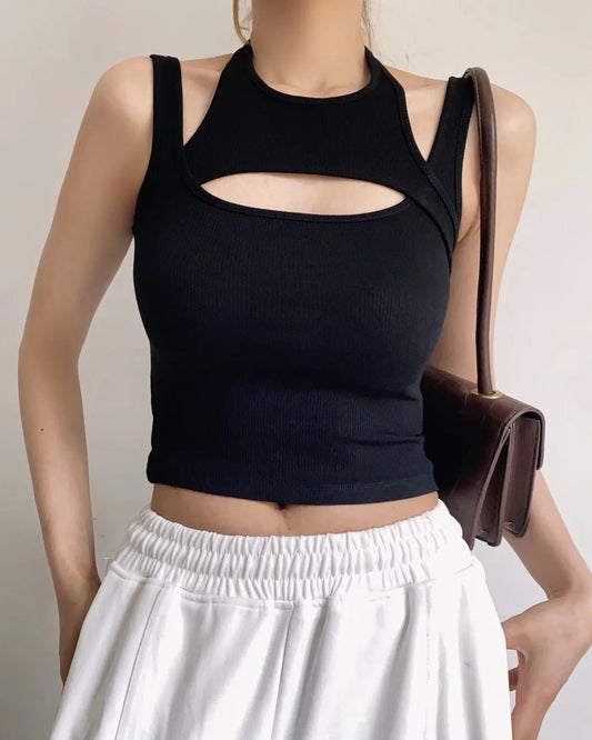 Ribbed Slim Fit off Shoulder Camisole