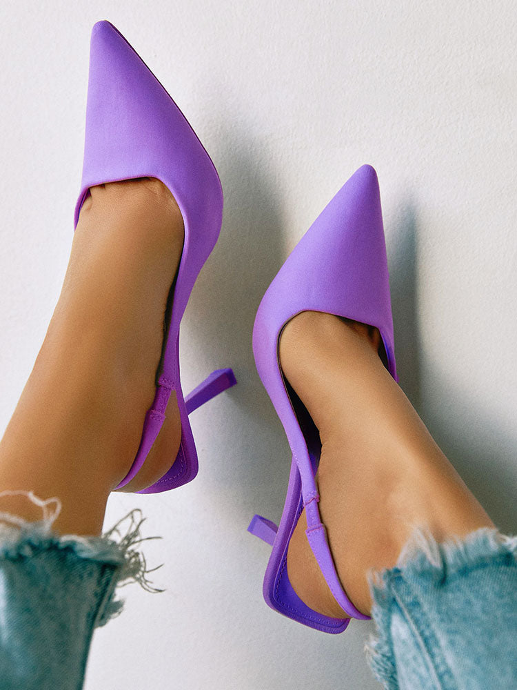 Sleek Elegant Slingback Pumps
