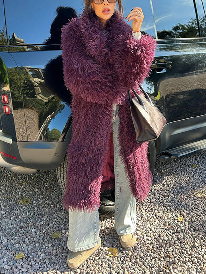 Mongolian Fur Long Coat