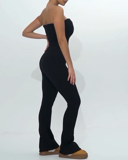 Sexy Backless Solid Color Jumpsuit (Pre-Sale)