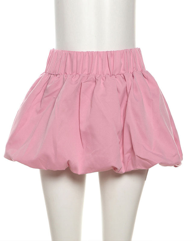 Puffy Cake Bud Mini Skirt