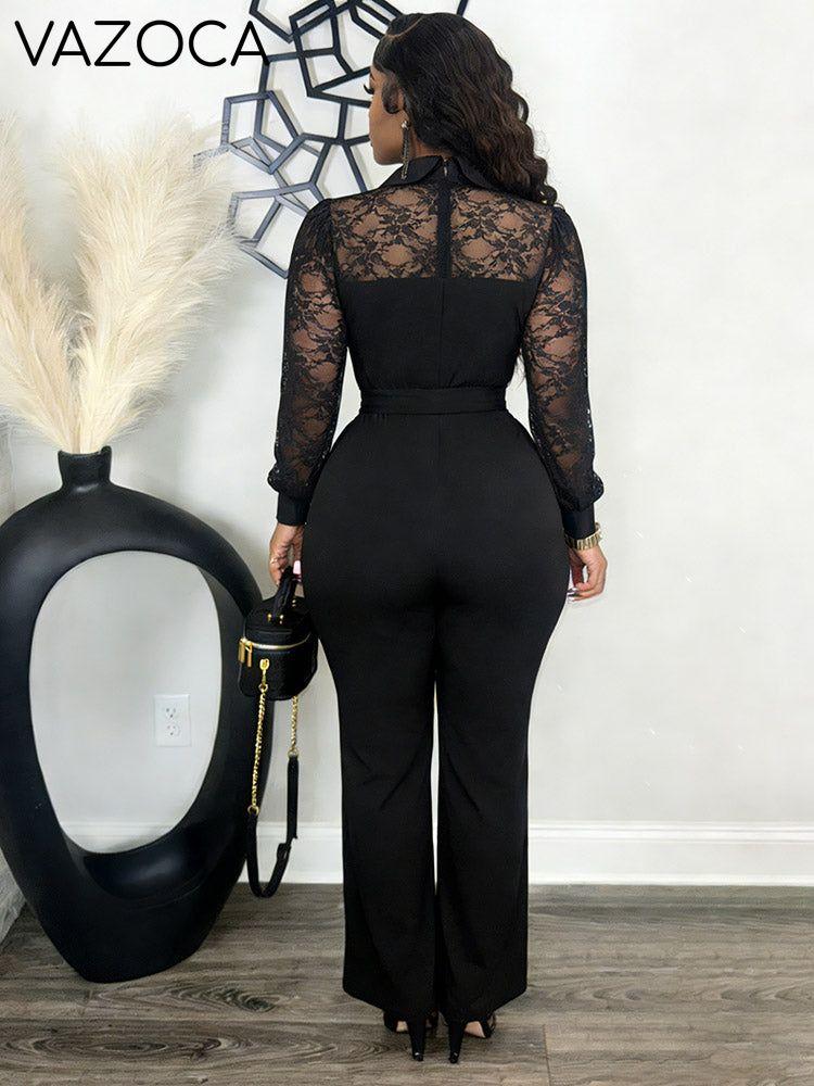 Lace Wide Jumpsuit