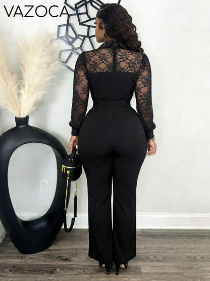 Lace Wide Jumpsuit