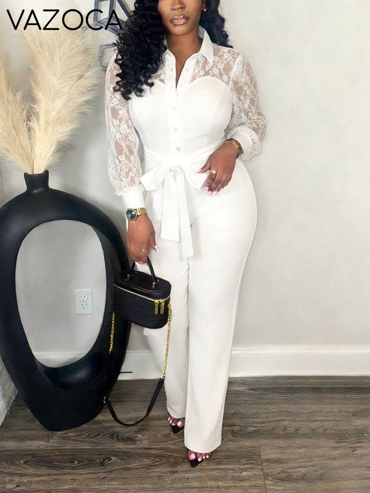 Lace Wide Jumpsuit