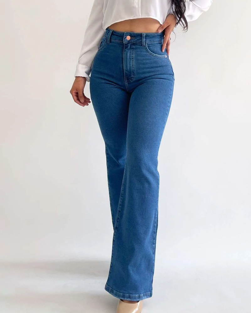 Boot Cut Classic Dark Blue Jean Blue