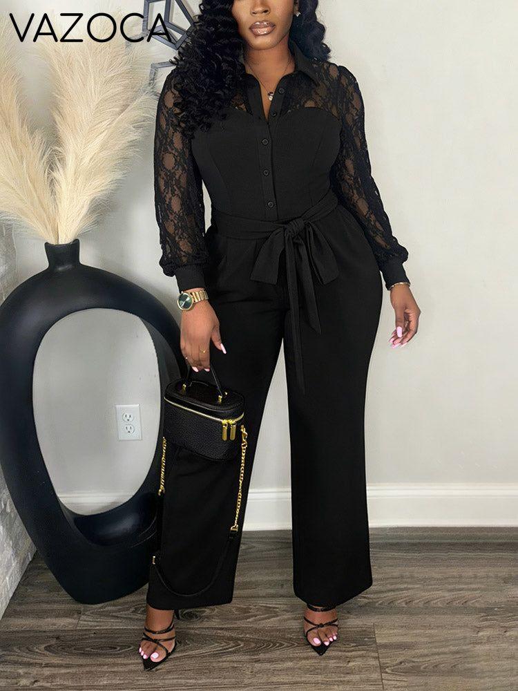 Lace Wide Jumpsuit