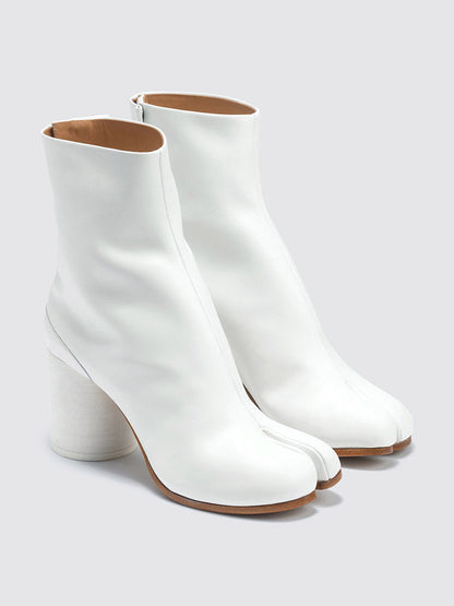 Split Toe Tabi Chunky Heel Boots