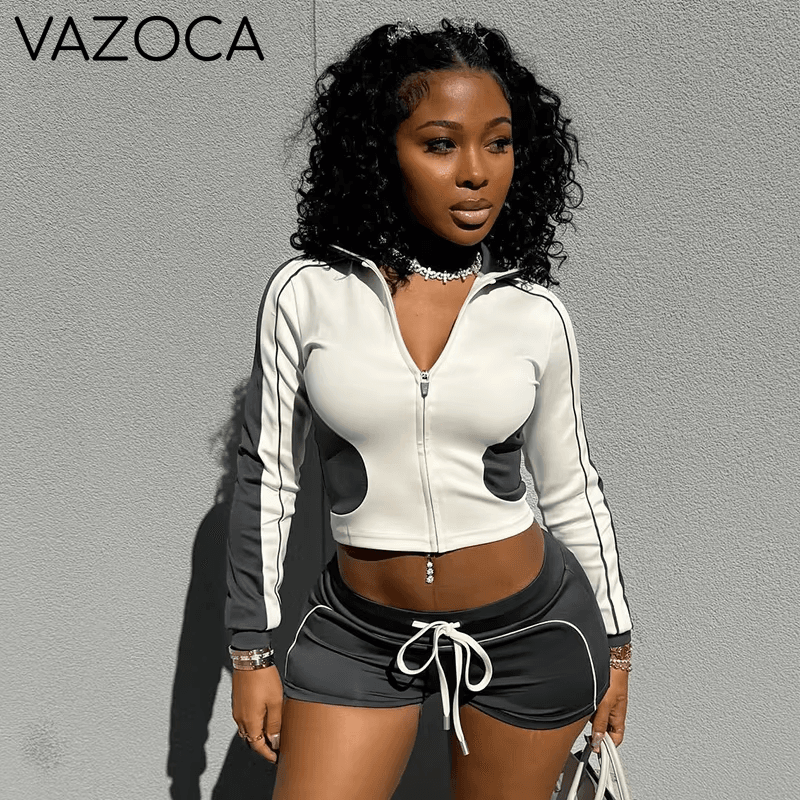 Sporty Chic Two-Piece Set