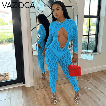 Lace Cut Out Jumpsuit