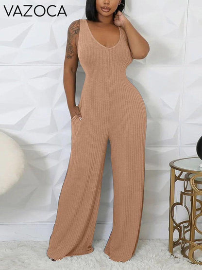 Ribbed Bolero & Jumpsuit Set
