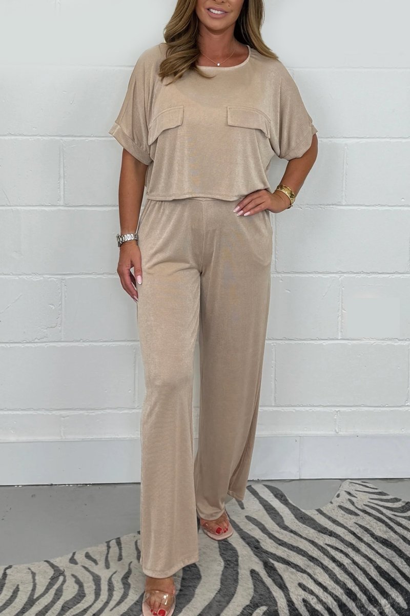 Women's Cropped Top & Trouser Co-Ord