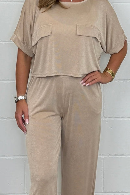 Women's Cropped Top & Trouser Co-Ord