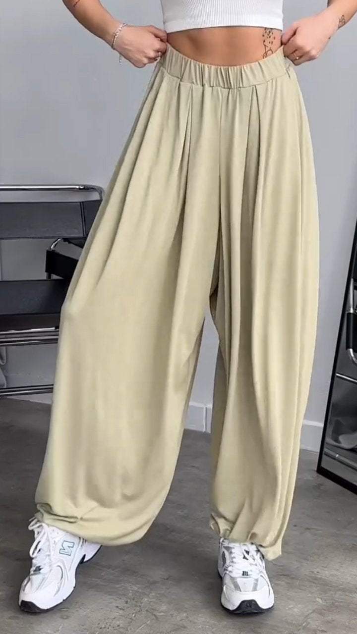 Women's Casual Comfortable Wide Leg Pants