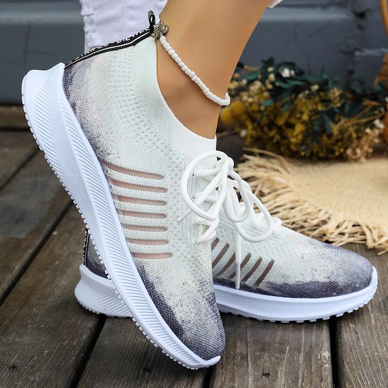 Women's Breathable Fly Woven Surface Lightweight Comfortable Casual Shoes