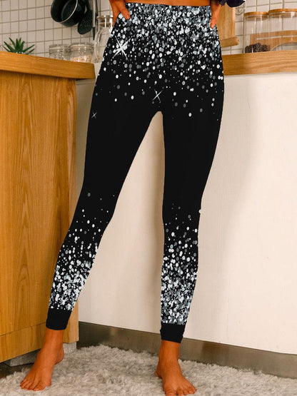 Ombre Leggings Black