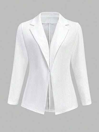 Lapel Mid-sleeve Elegant Blazer