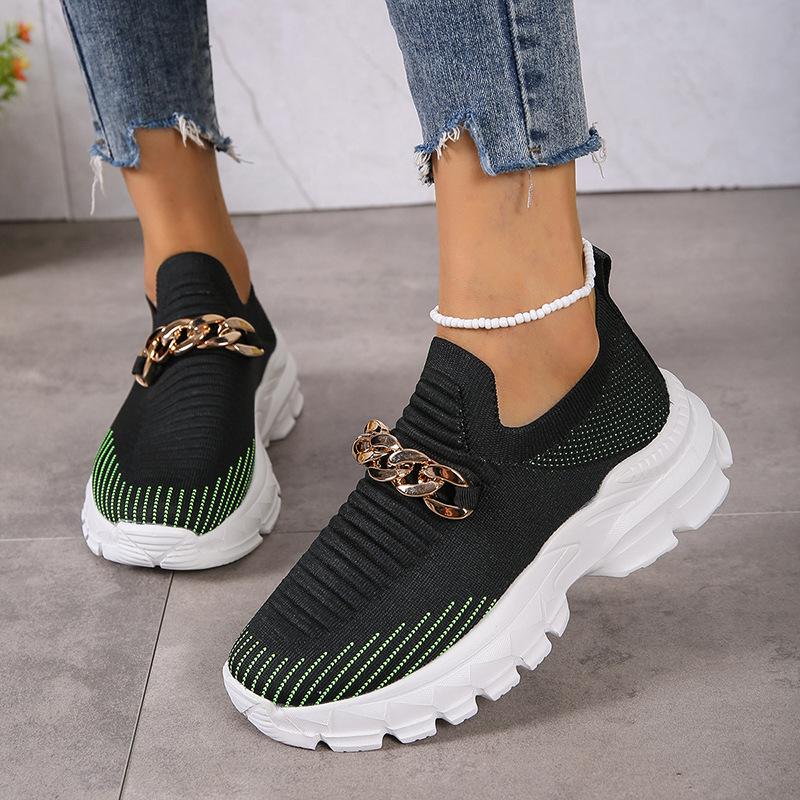 Women's Breathable Fly Woven Surface Lightweight Comfortable Casual Shoes