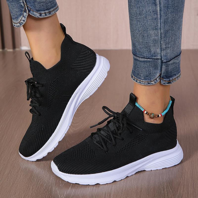 Women's Breathable Fly Woven Surface Lightweight Comfortable Casual Shoes