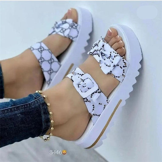 Double-breasted bowknot fashion outerwear women's shoes white