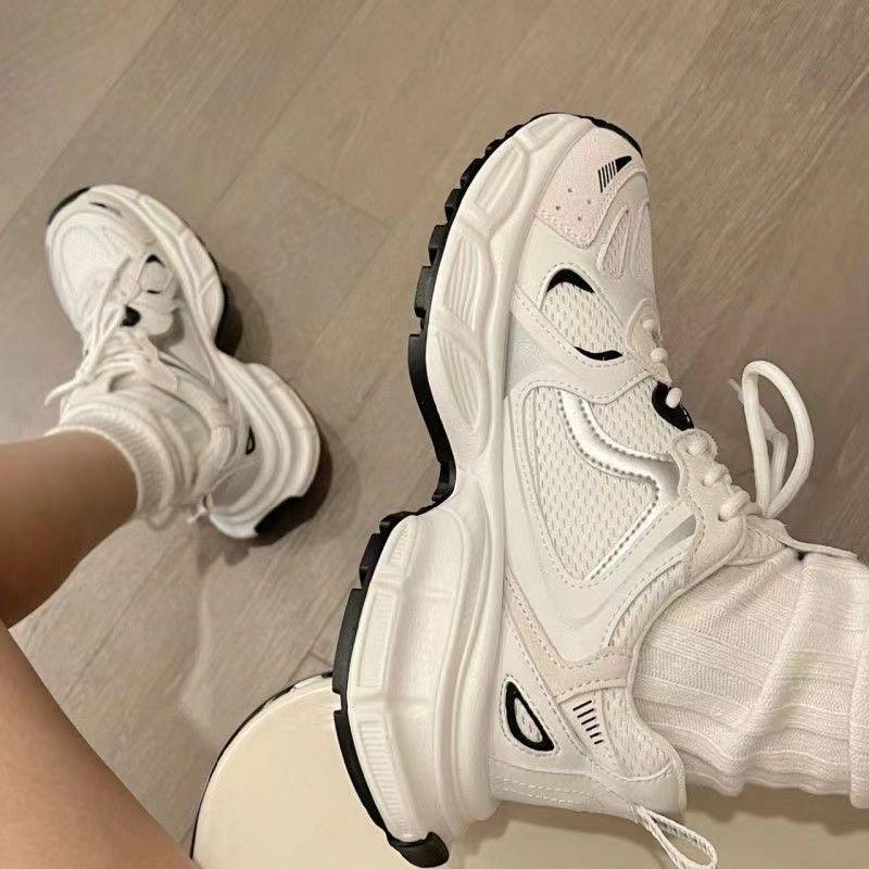 Women's Casual Chunky Sneakers With Platforms Comfortable Shoes