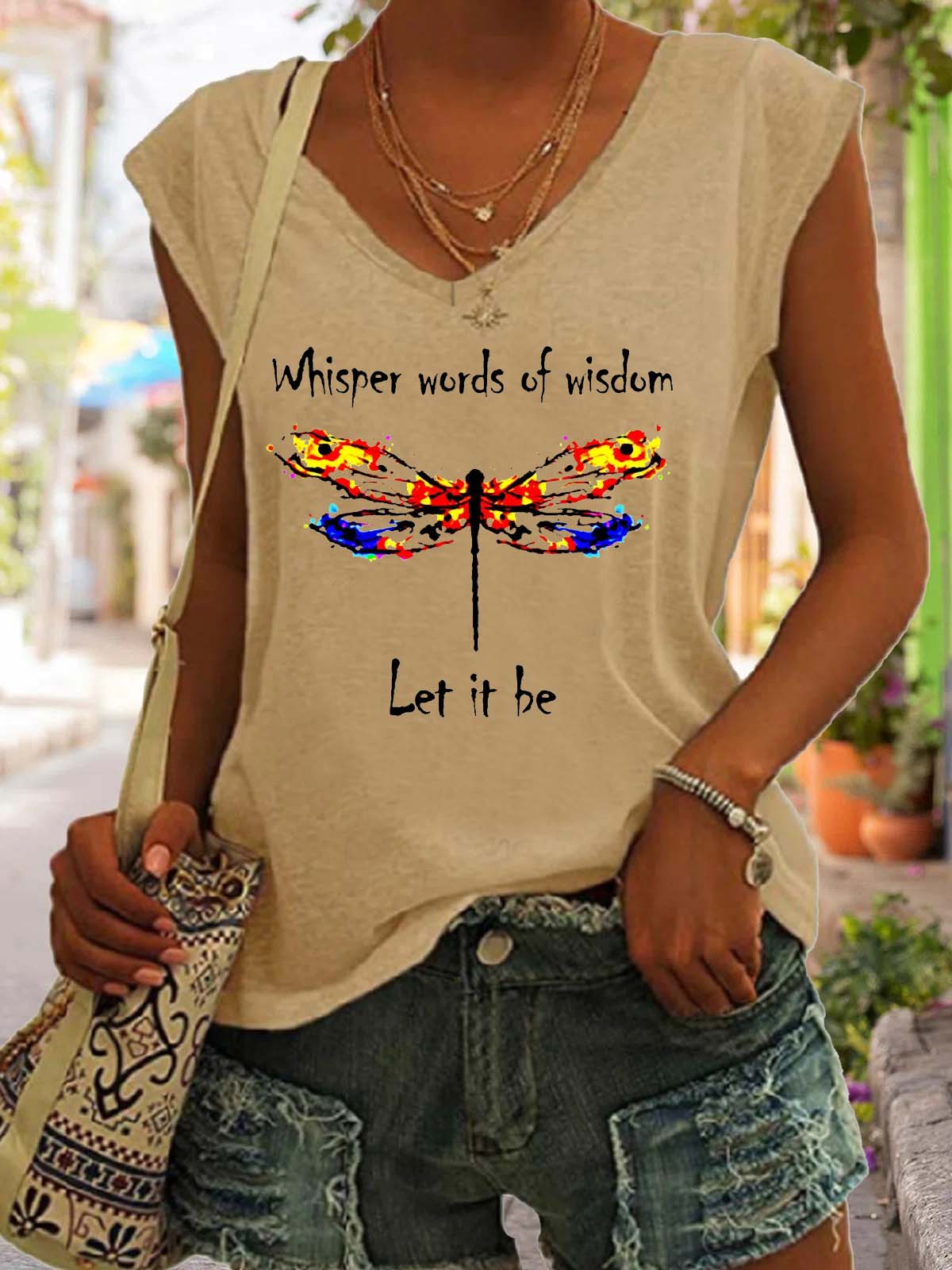 Whisper Words Of Wisdom Let It Be Vest