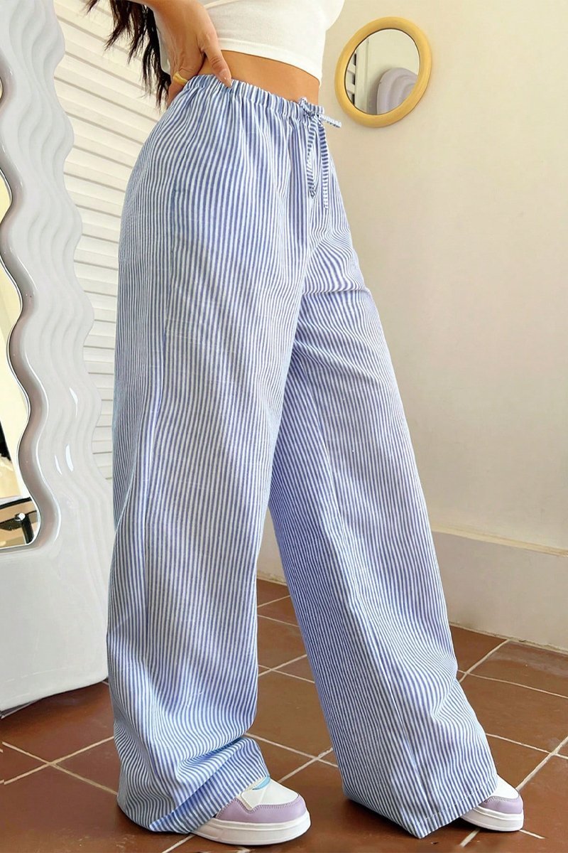 Casual striped trousers