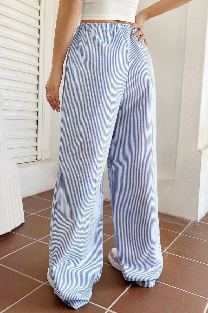 Casual striped trousers