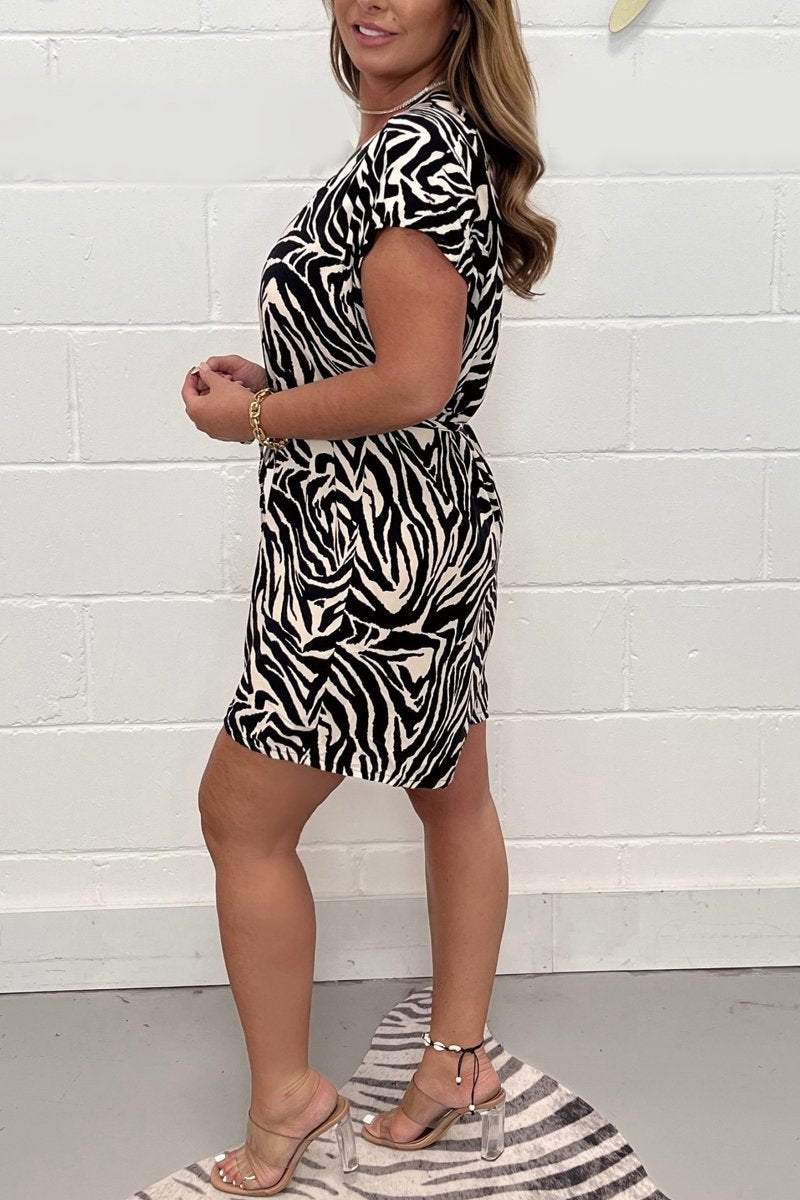 Zebra print jumpsuit