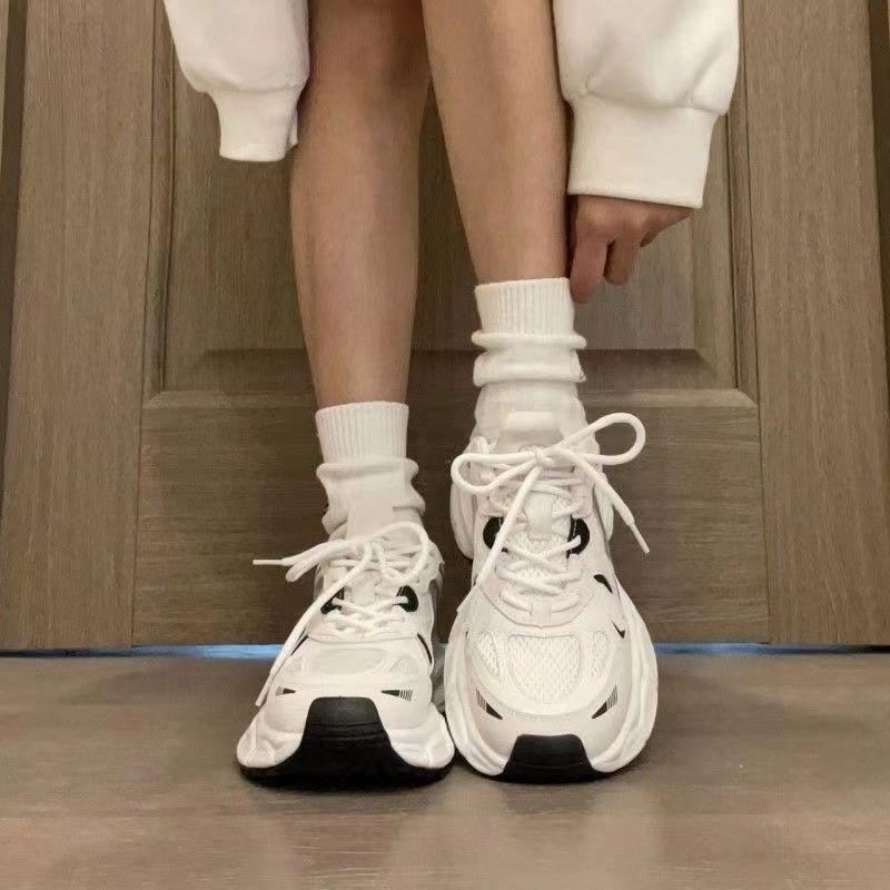 Women's Casual Chunky Sneakers With Platforms Comfortable Shoes