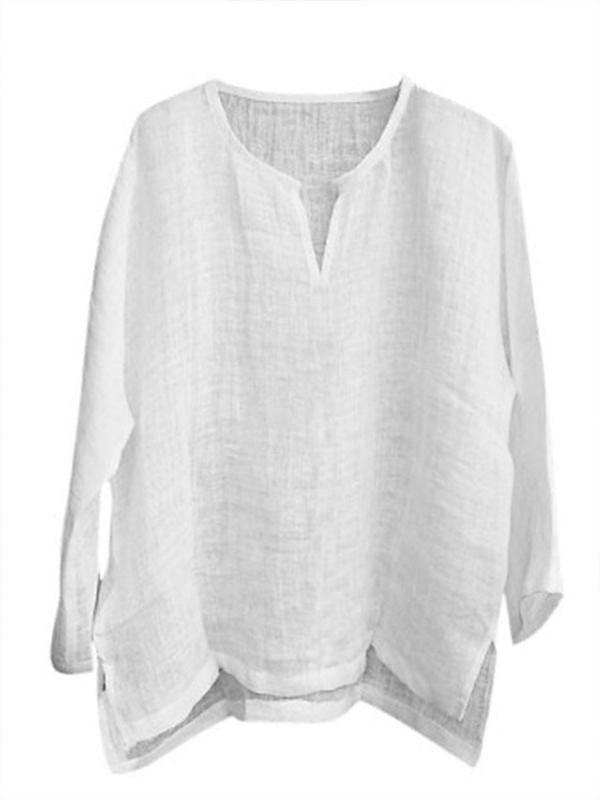 Linen Shirt Shirt Summer Shirt Beach Shirt white