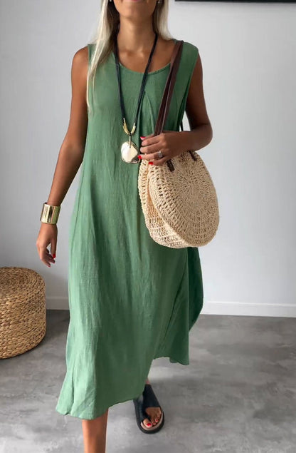 Sleeveless Loose Dress